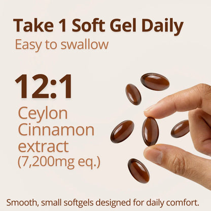 Goldenbark™ Ceylon Cinnamon 7200mg Equivalent with MCT Oil